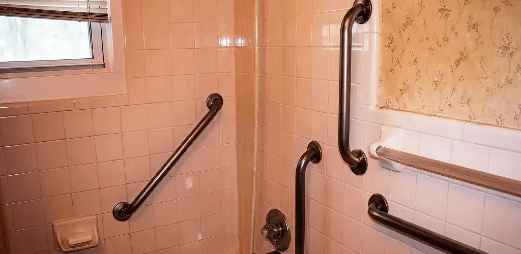 Shower grab bar installation for bathroom safety and accessibility in Bradenton, FL